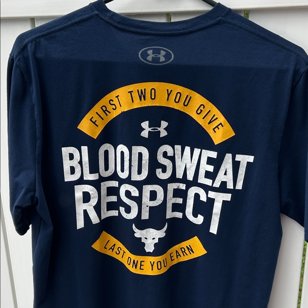 Under Armour Navy Bull Graphic Tee